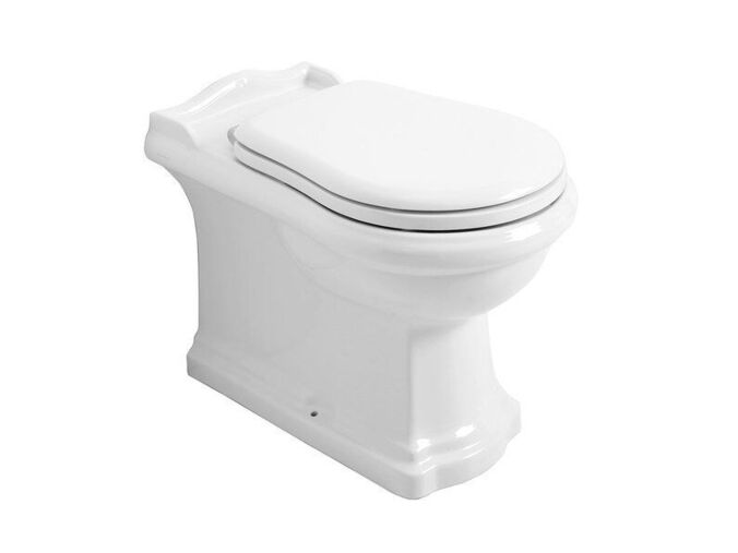 Kerasan RETRO WC mísa stojící, 39x61cm, spodní/zadní odpad, bílá