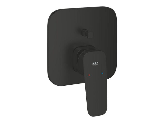 Grohe Cubeo vanová páková podomítková baterie s přepínačem, černá mat