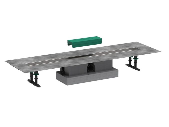 Hansgrohe Raindrain Set pro standardní instalaci lineárního sprchového žlabu 900 mm, nerez