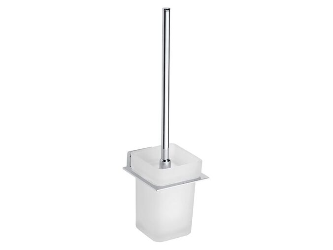 Bemeta Niki WC štětka miska sklo, chrom lesk
