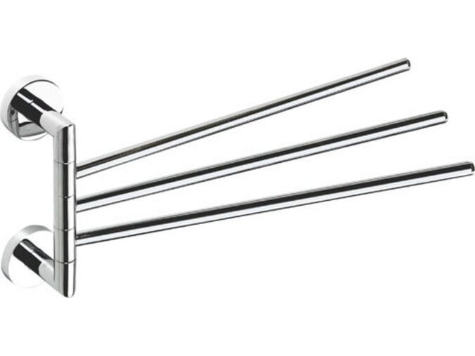 Bemeta Omega trojitý držák na ručníky otočný 450 mm, chrom