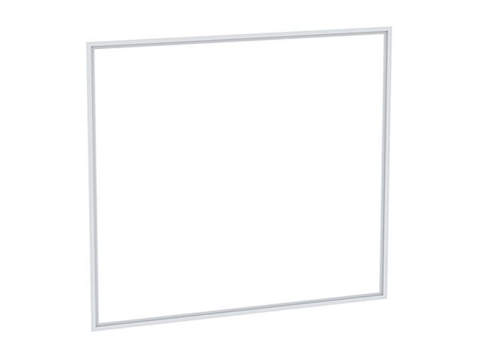 Geberit ONE krycí rám pro zrcadlovou skříňku 105 cm, hliník/bílá