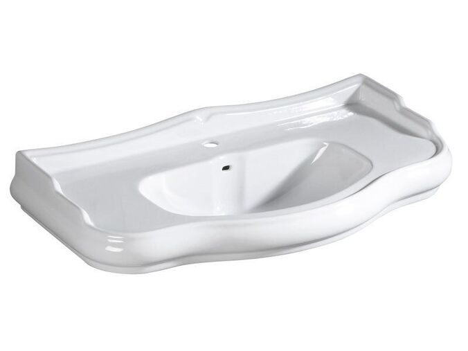Kerasan RETRO keramické umyvadlo 100x54,5cm, bílá