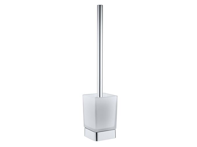 Bemeta Solo WC štětka miska sklo, chrom