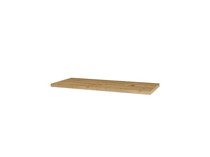 kielle Idolio Deska pod umyvadlo 120 cm, s výřezem, karamel