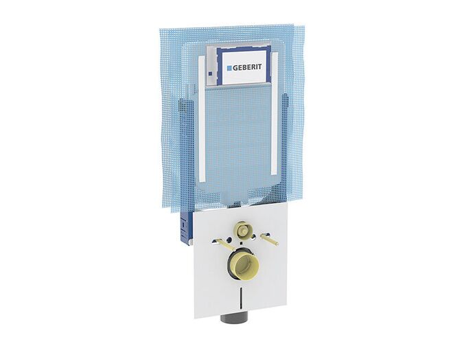 Geberit Kombifix montážní prvek pro závěsné WC, 109 cm, se splachovací nádržkou pod omítku Sigma 8 cm, pro odsávání zápachu s odvodem vzduchu