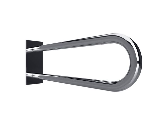 Bemeta Help Podpěrné madlo ve tvaru U 600 mm, nerez, lesk, s krytkou