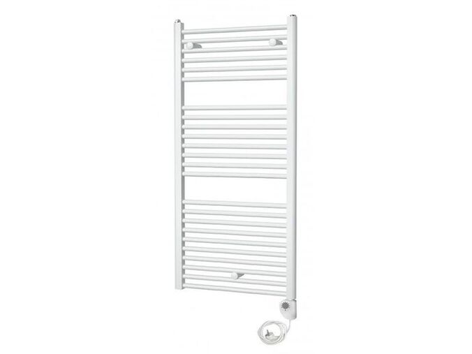 Isan Grenada Elektro koupelnový radiátor 113,5x60 cm, regulátor Mini PW, sněhově bílá