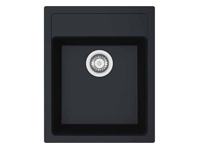 Franke Sirius tectonitový dřez SID 610-40, 430x530 mm, černá