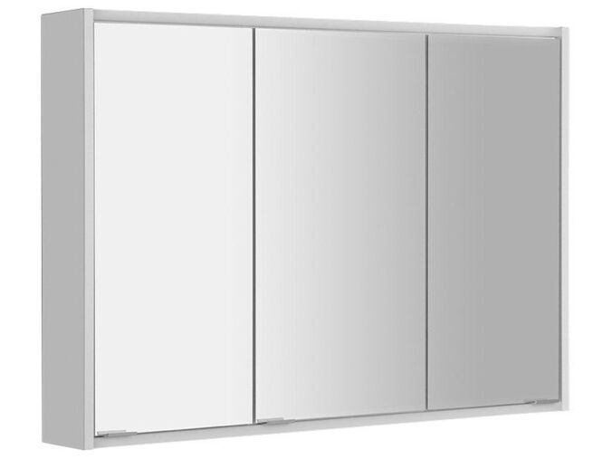 Sapho BATU galerka 100x71x15cm, 2x LED osvětlení, bílá
