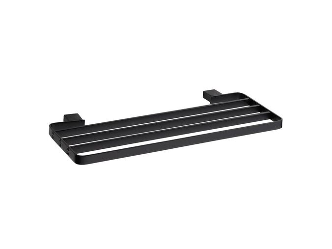 Bemeta Nero polička na ručníky 370 mm, černá