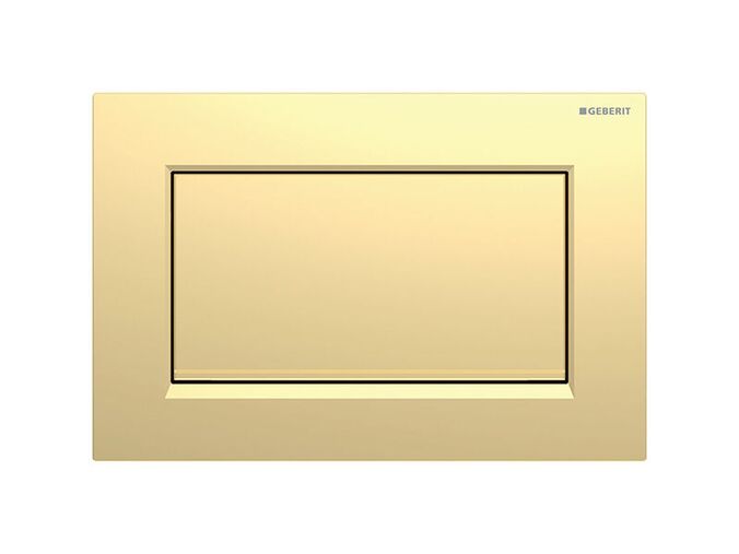 Geberit Sigma30 ovládací tlačítko, pro splachování Start/Stop, pozlacené