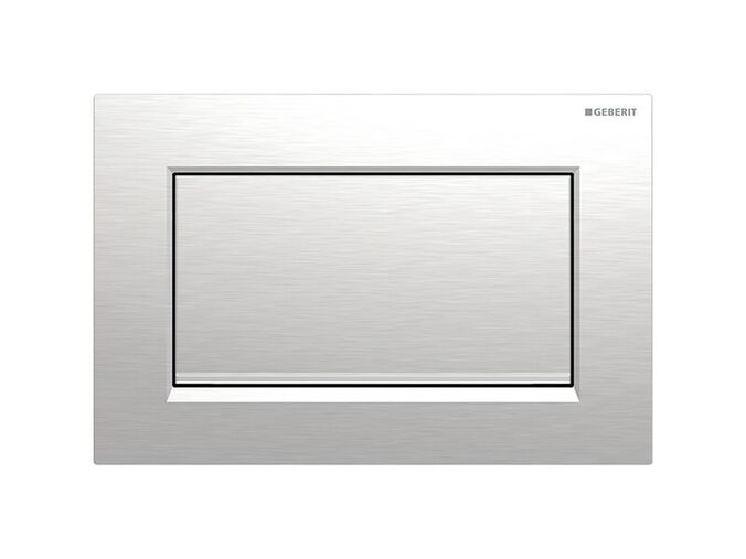 Geberit Sigma30 ovládací tlačítko, pro splachování Start/Stop, kartáčovaný chrom/chrom lesk