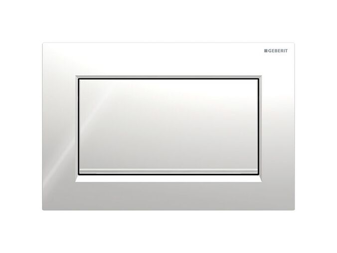Geberit Sigma30 ovládací tlačítko, pro splachování Start/Stop, chrom lesk/kartáčovaný chrom