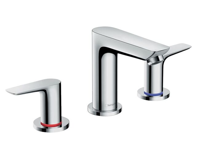 Hansgrohe Talis E Umyvadlová baterie s výpustí, 3-otvorová instalace, chrom