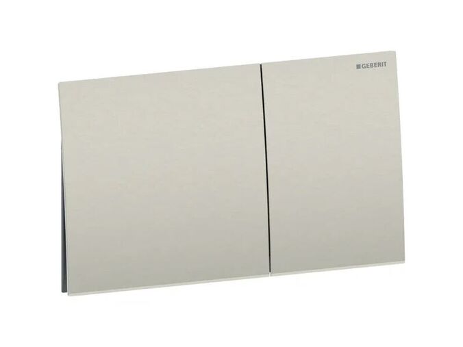 Geberit Sigma70 ovládací tlačítko, pro 2 množství splachování, kartáčovaný nikl, povrch easy-to-clean