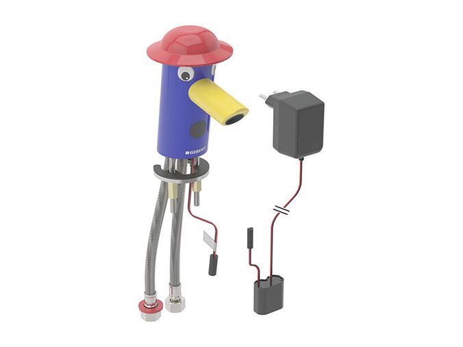 Geberit Bambini Umyvadlová armatura Geberit Bambini, napájení ze sítě, barevná