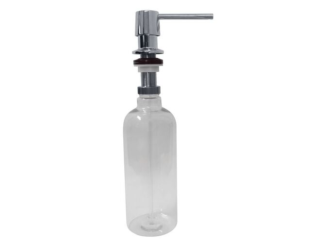 Bemeta Hotelové vybavení Integrovaný dávkovač mýdla/saponátu, 1100 ml, mosaz/plast, lesk