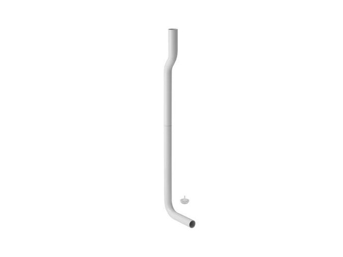 Geberit Souprava splachovací trubky, 2 dílná, dozadu odskočená, d 50/44 mm, s trubkovým páskem a spojkou