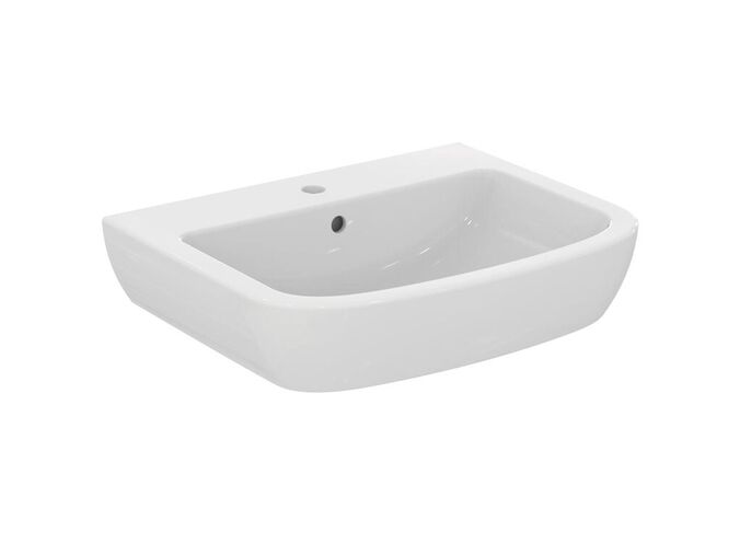 Ideal Standard Tempo Umyvadlo 650x525x185 mm, s přepadem, otvor pro baterii, bílá