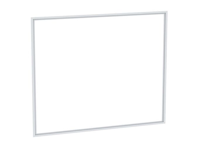 Geberit ONE krycí rám pro zrcadlovou skříňku 120 cm, hliník/bílá
