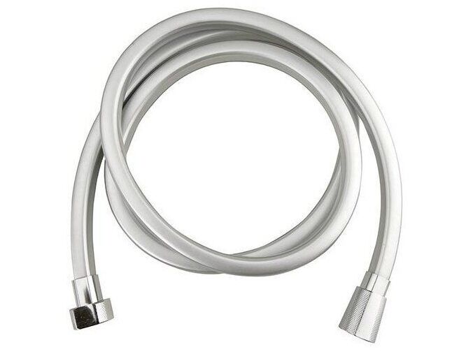 Sapho QUADROFLEX plastová sprchová hadice hranatá, 150cm, stříbrná/chrom