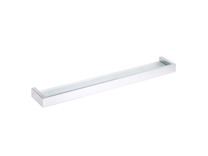 Bemeta Gamma polička 60x10x3,6 cm, sklo/chrom