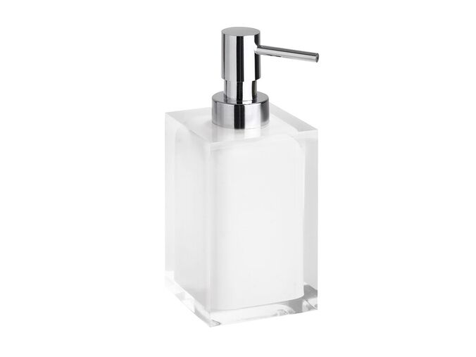 Bemeta Vista dávkovač tekutého mýdla 250 ml, chrom/bílá