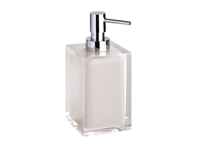 Bemeta Vista dávkovač tekutého mýdla 250 ml, chrom/béžová