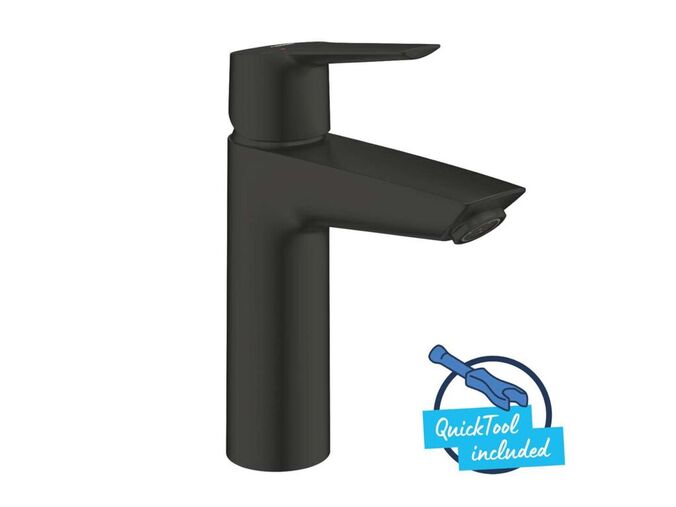 Grohe QuickFix Start Umyvadlová baterie s výpustí Push-Open, matná černá