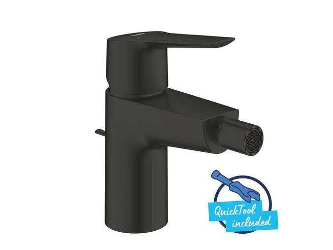 Grohe QuickFix Start Bidetová baterie s výpustí, matná černá