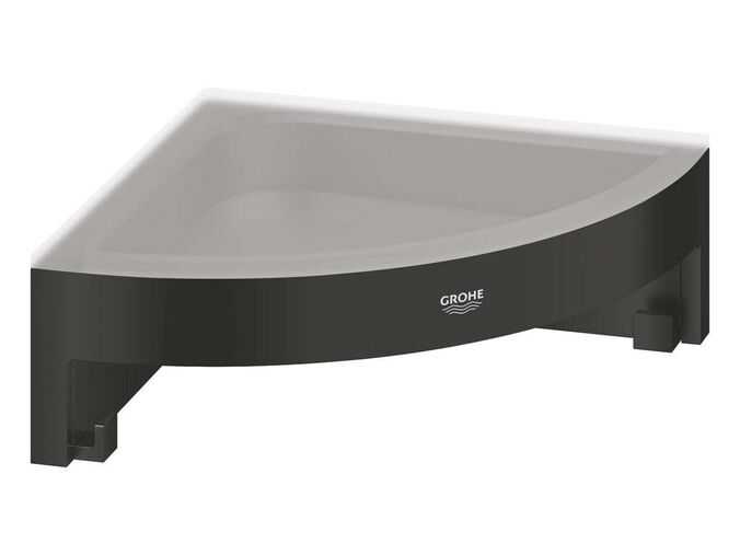 Grohe QuickFix Start Cube Rohová polička, matná černá