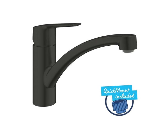 Grohe QuickFix Start Dřezová baterie, matná černá
