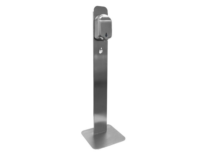 Bemeta Hotelové vybavení Automatický dávkovač dezinfekce se stojanem, 1200 ml, nerez, mat