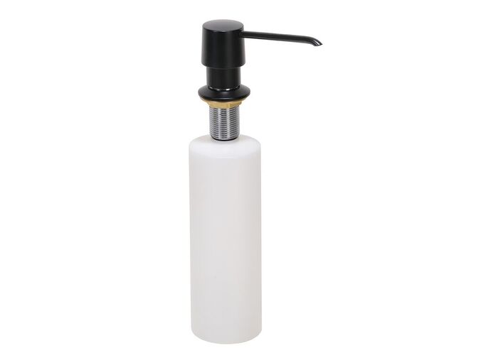 Bemeta Hotelové vybavení integrovaný dávkovač tekutého mýdla a saponátu 470 ml, černá