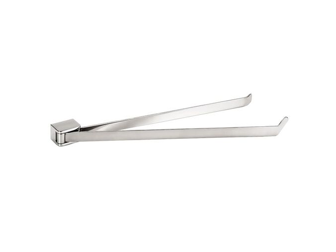 Bemeta Organic dvojitý držák ručníků otočný 45,5 cm, chrom