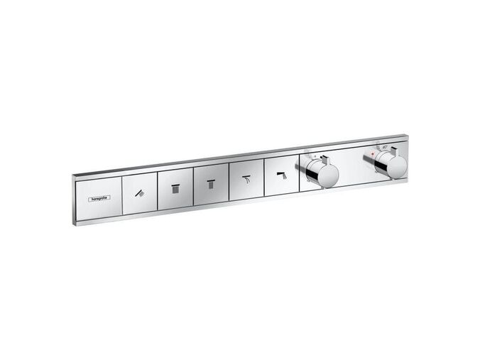 Hansgrohe RainSelect Termostatická baterie pod omítku, pro 5 spotřebičů, chrom