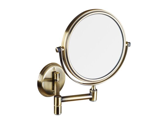 Bemeta RETRO - bronz Kosmetické zrcátko zvětšovací, oboustranné, bronz