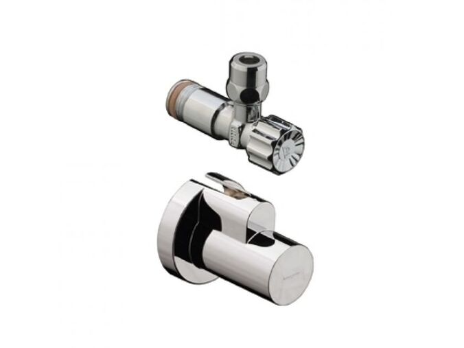 Hansgrohe Rohové ventily Rohový ventil s krytkou, kartáčovaný nikl