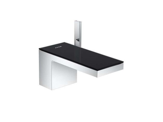 Axor MyEdition Umyvadlová baterie s výpustí Push-Open, chrom/černé sklo