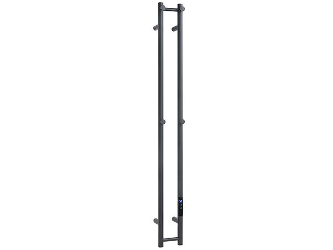 Bemeta Otopná tělesa Elektrický sušák ručníků 1180 mm, tyč, 61W, nerez, černá