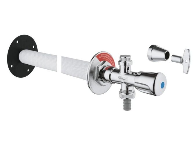 Grohe Eurotec Venkovní nástěnný set, matný chrom