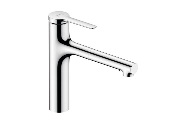 Hansgrohe Zesis M33 Dřezová baterie 160, s výsuvnou sprškou, chrom