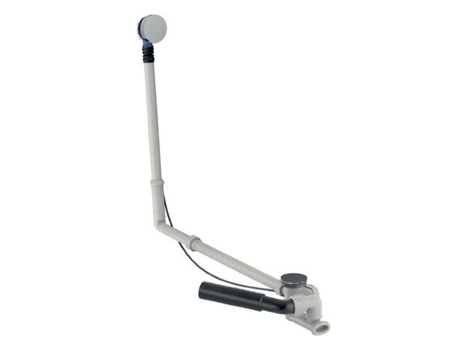 Geberit vanová odpadní souprava s otočným ovládáním, d52, délka 73 cm, chrom lesk