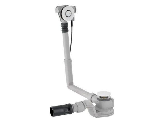 Geberit PushControl vanová odpadní souprava s ovládáním PushControl, d52, chrom lesk