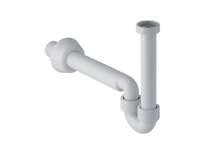 Geberit Zápachová uzávěrka trubková pro umyvadla a bidet, odpadní trubka d 32 mm, alpská bílá