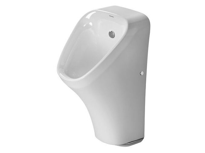 Duravit DuraStyle pisoár, elektronické ovládání, zadní přívod vody, Rimless, WonderGliss, bílá