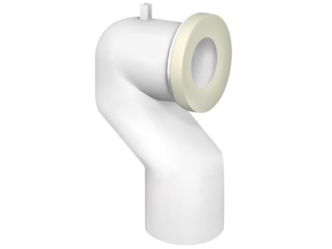 Bruckner Koleno 90 dopojení k WC, Offset, 110 mm
