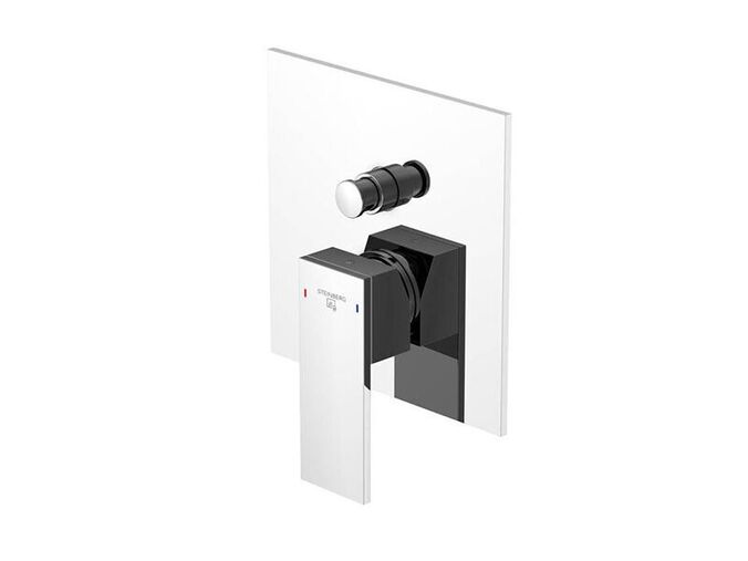 Steinberg Serie 160 baterie pod omítku pro 2 spotřebiče, chrom