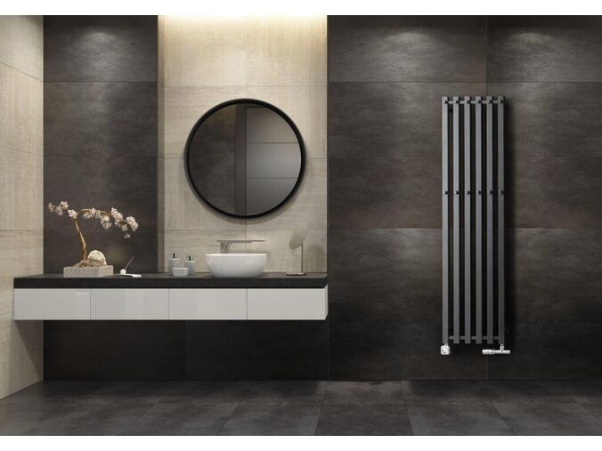P.M.H. Pluto Radiátor 245x1500mm, černá - strukturální